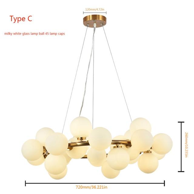 Viggo - Nordic Ball Molecular Chandelier