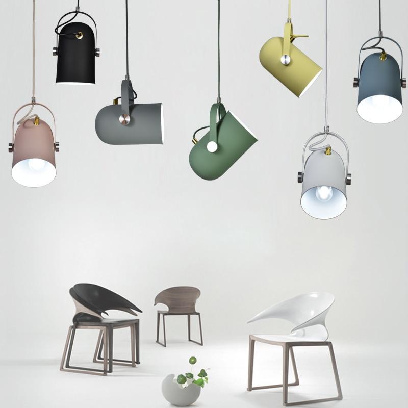 Modern Colorful Angled Pendant Lights