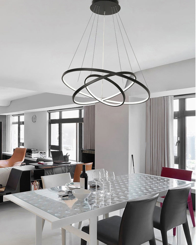 Modern LED Ring Chandelier