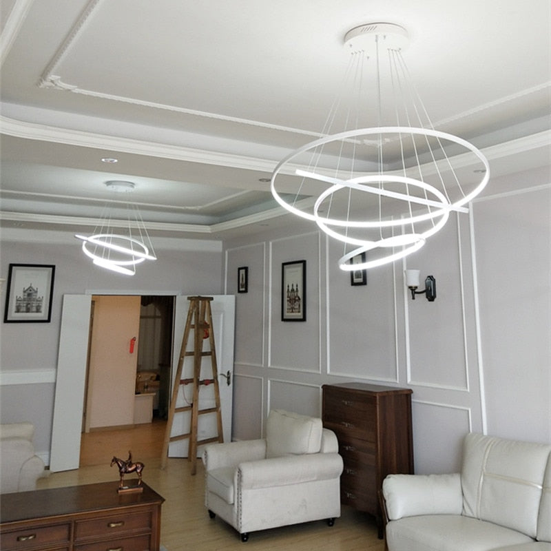 Modern LED Ring Chandelier