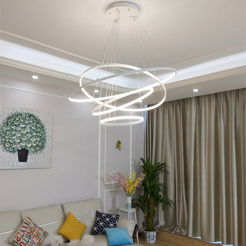 Modern LED Ring Chandelier