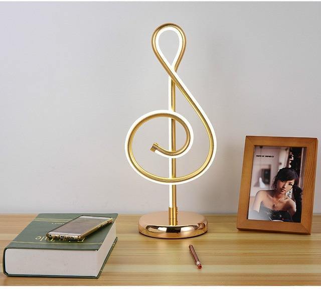 Treble Clef Desk Light - Nordic Side - light, music, treble clef