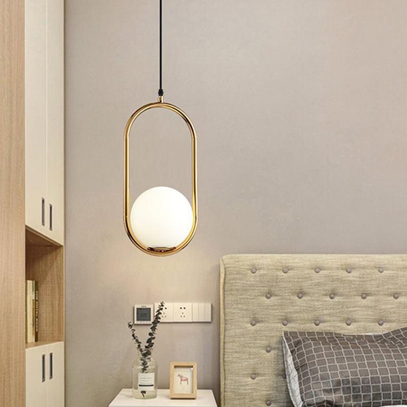 Nordic Parisian Glass Pendant Light