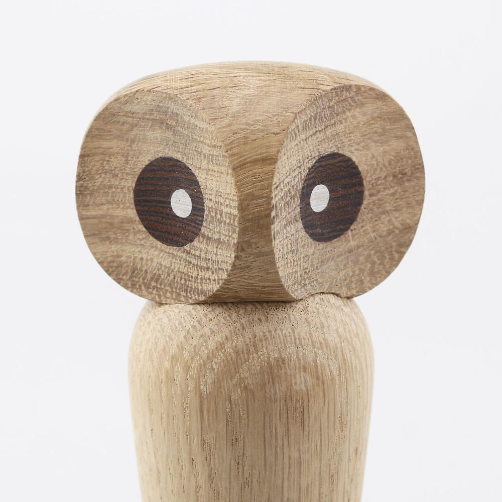 Wooden Owls Decorative Art Figurines