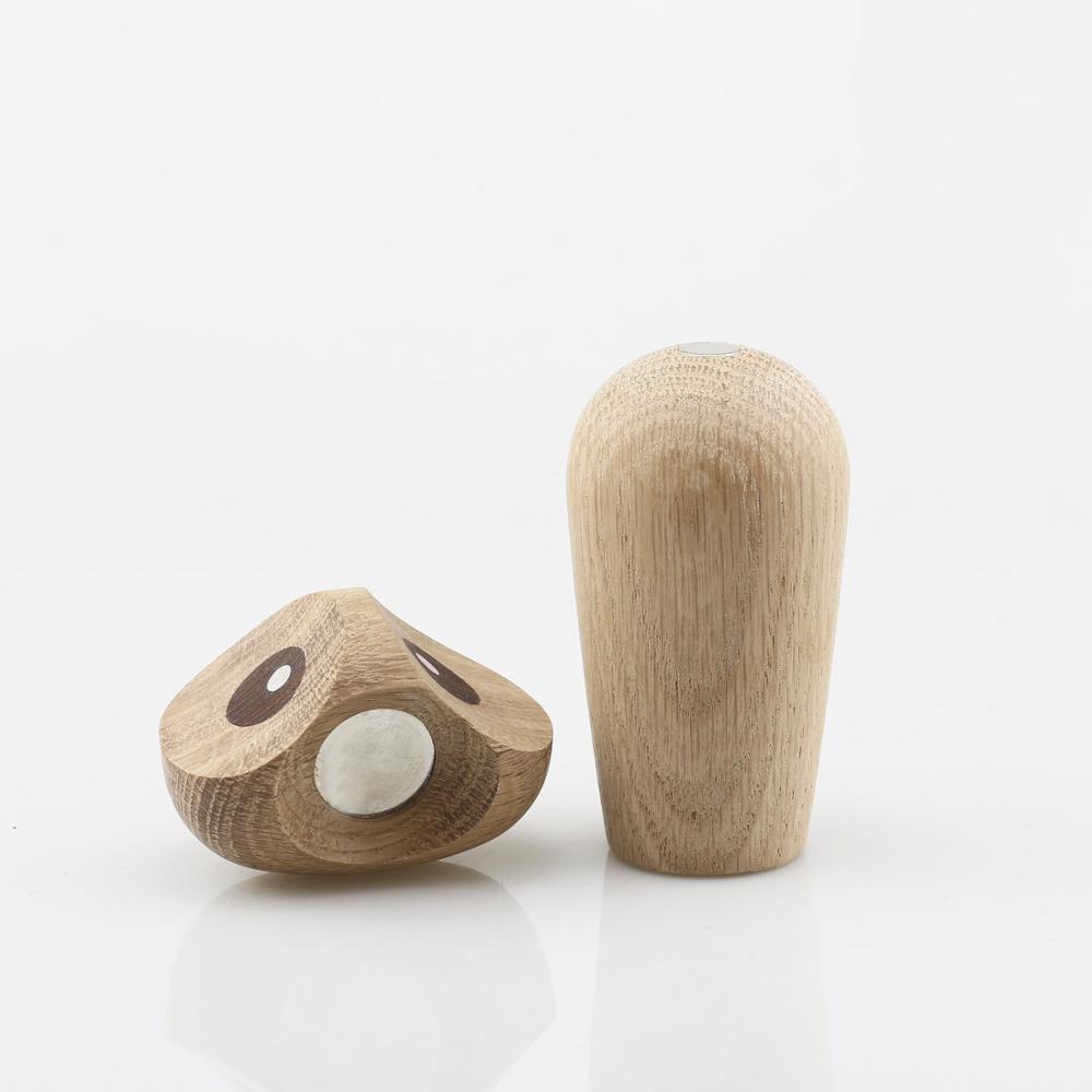 Wooden Owls Decorative Art Figurines