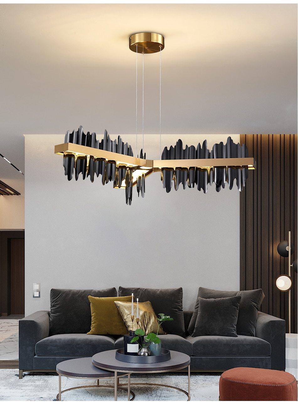 Black Dragons Tripartition - Nordic Side - black, chandelier