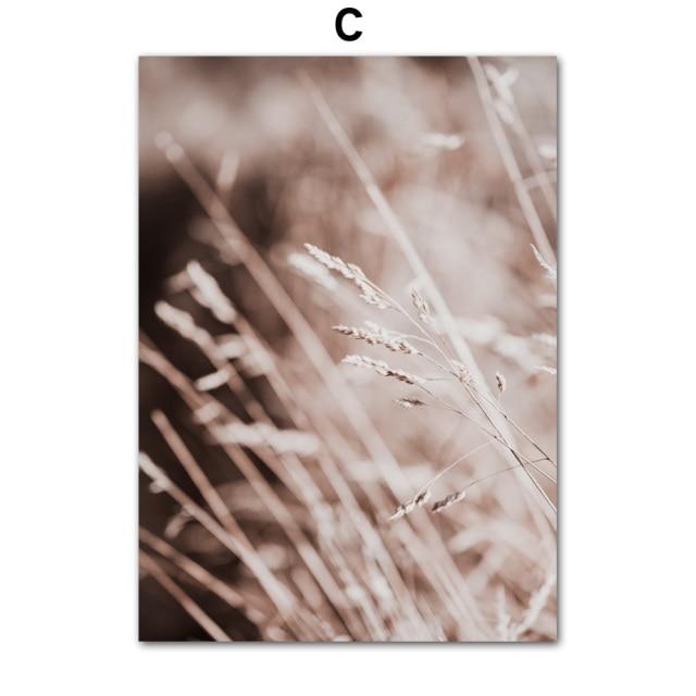 Autumn Wheat Wall Art Canvas Print