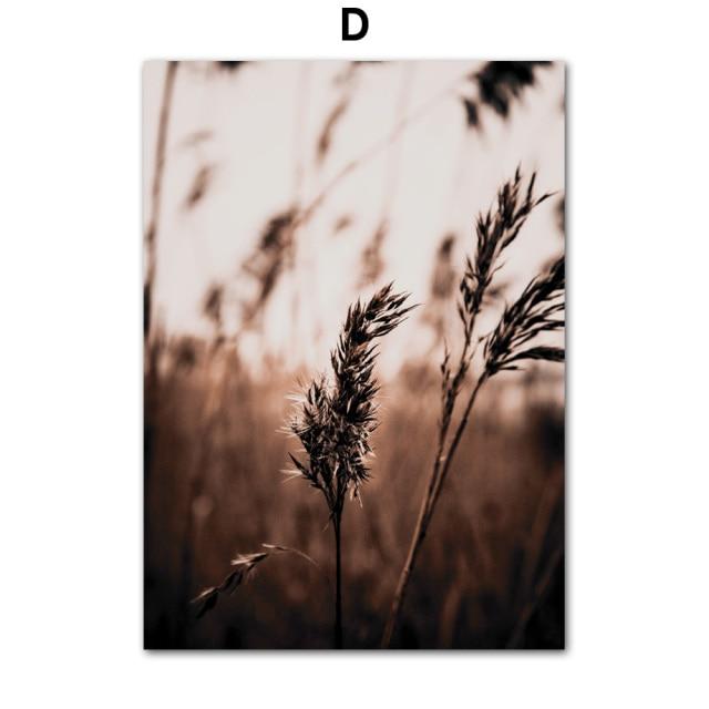 Autumn Wheat Wall Art Canvas Print