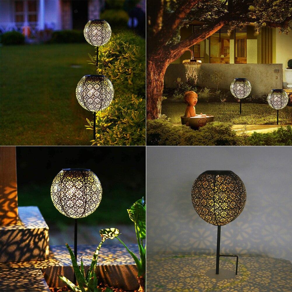 Jamila - Solar Garden Shadow Cast Lantern - Nordic Side - 06-22