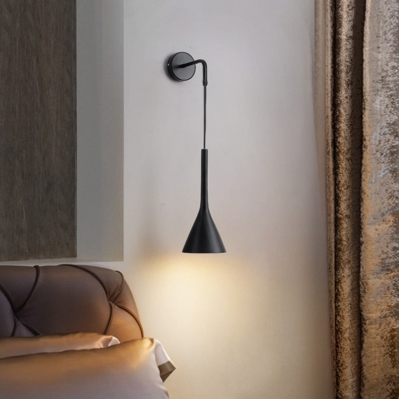 Bedside pendant wall lights