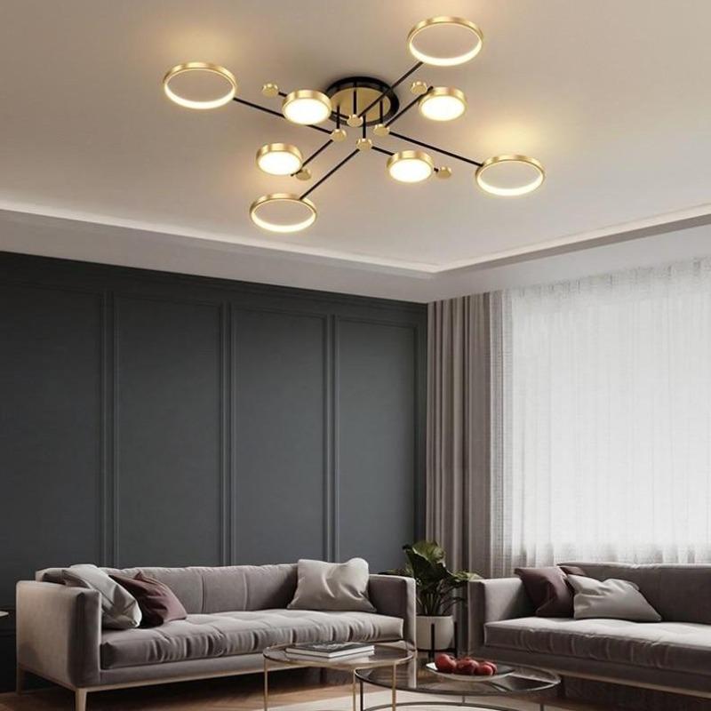 Cayuco Geometric Ceiling Light - Multi-Layer Design