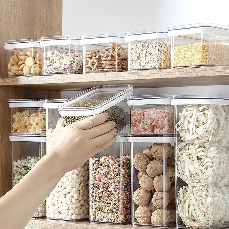 Modular Clear Stackable Pasta Container