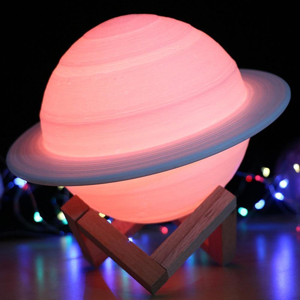 LED Saturn Lamp - Nordic Side - astro, astronaut, saturn