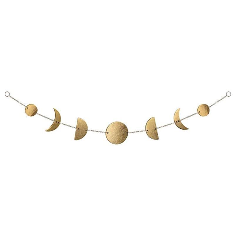 Lunar Phase Garland - Nordic Side - garland, lunar