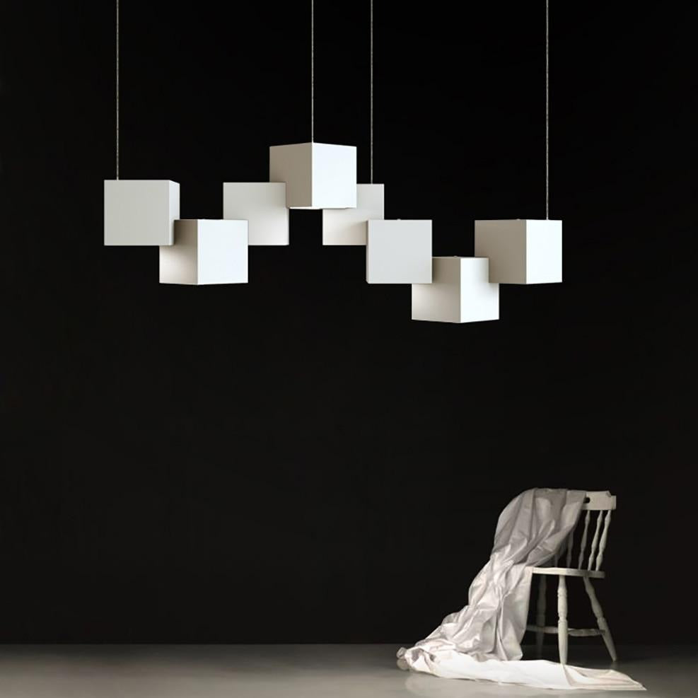 Modern Cube LED Chandelier