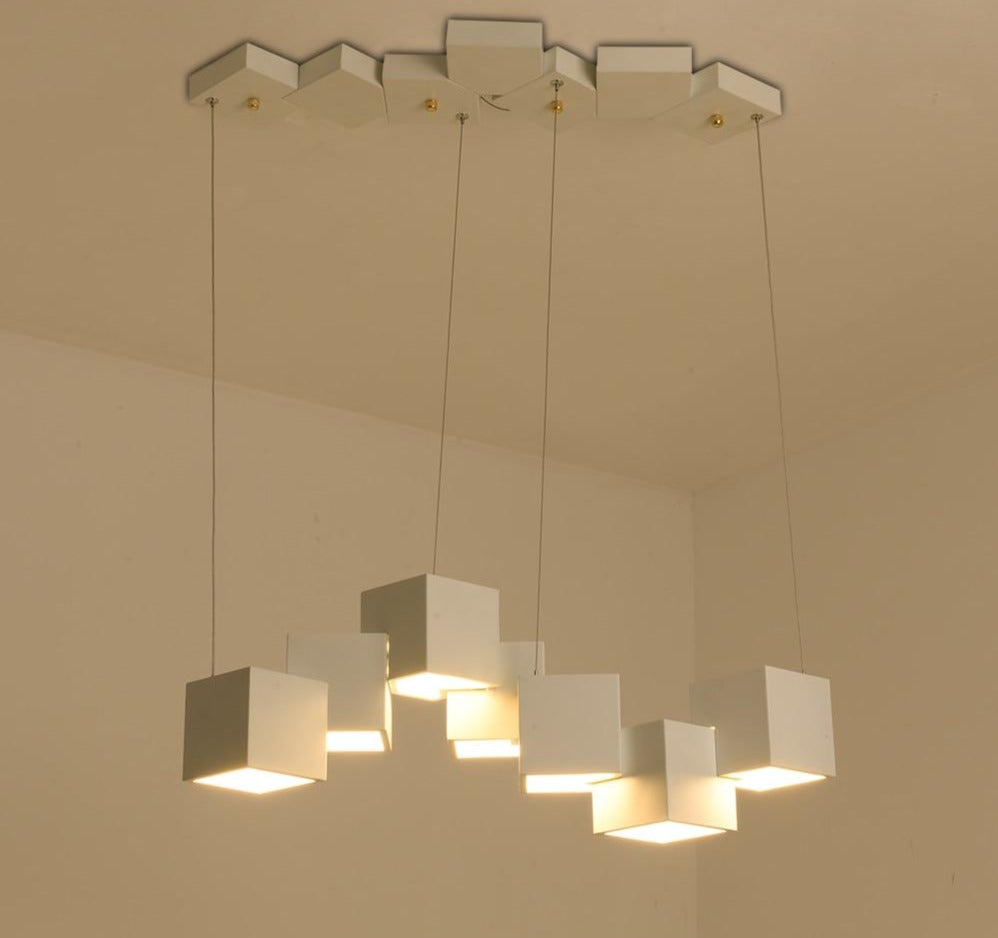 Modern Cube LED Chandelier