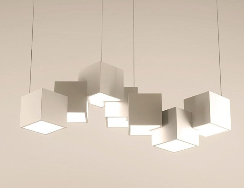 Modern Cube LED Chandelier