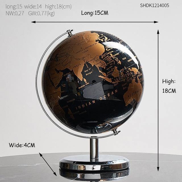 Decorative Metallic Globe - Nordic Side - globe