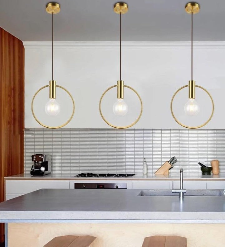 Modern Frosted Glass Globe Pendant Lights