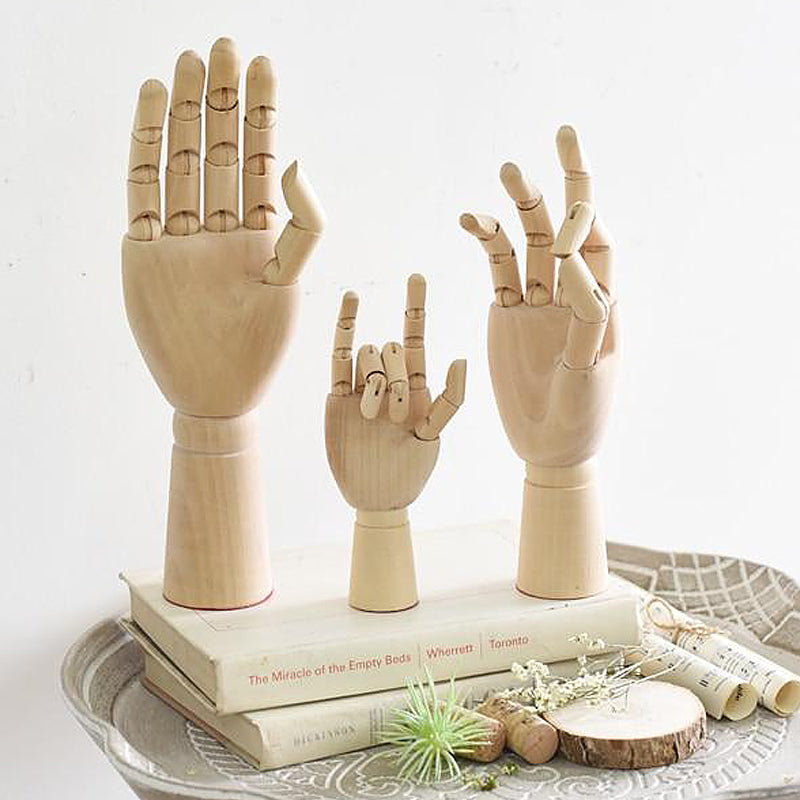 Wooden Hands Decorative Home Accent