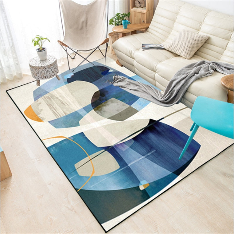 Berkshire Abstract Blue Aesthetic Rug