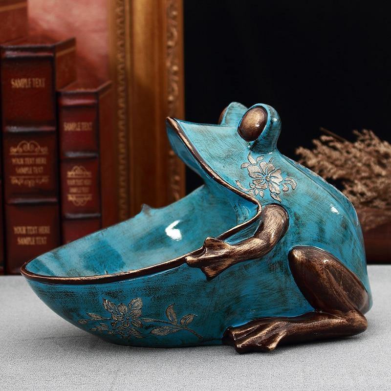 Frog Storage Figurine - Nordic Side - frog