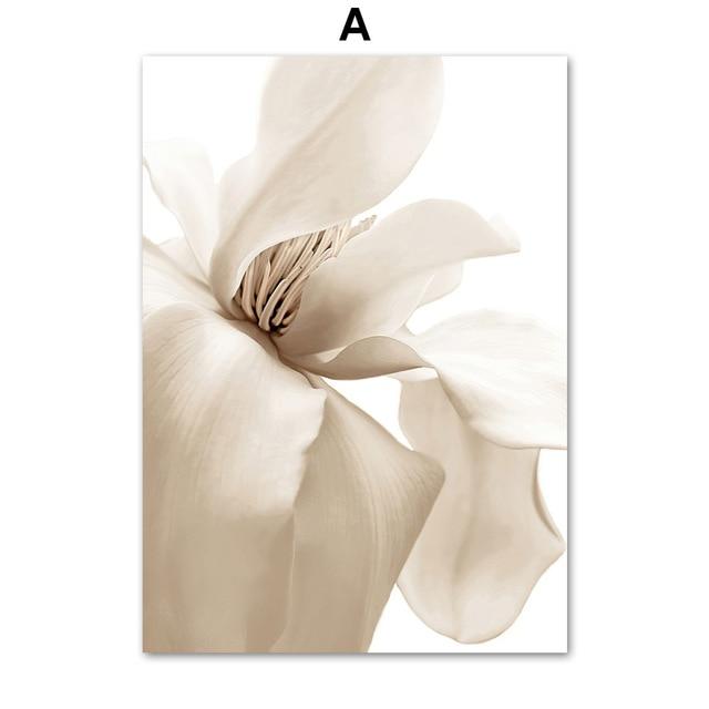 alohaboho White Shell Beach Wall Art Canvas