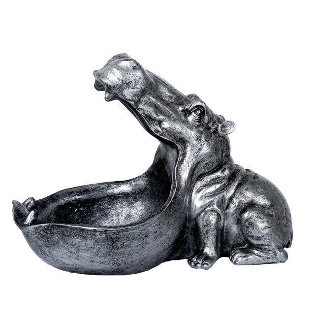 Hippo Storage Figurine - Nordic Side - hippo