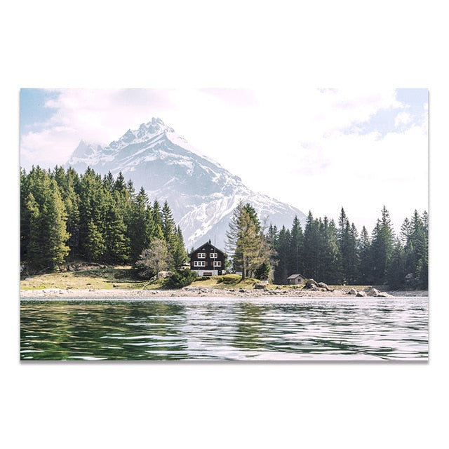 Winter Lake Wall Art