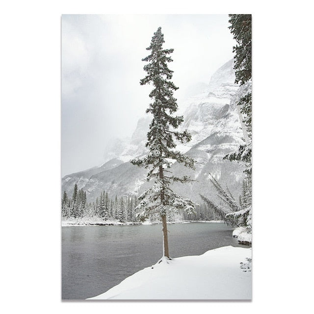 Winter Lake Wall Art