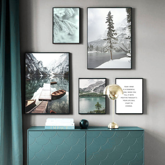 Winter Lake Wall Art