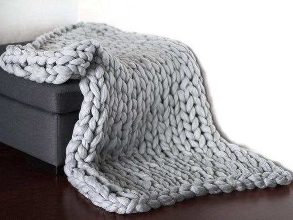 Alohaboho Cozy Chunky Knit Blanket