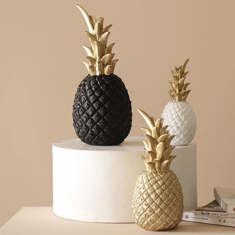 Decorative Pineapple Figurine - Nordic Side - pineapple