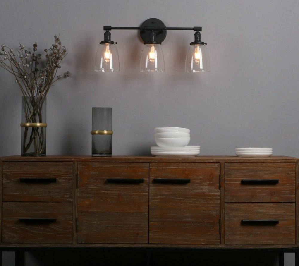 Three-Bulb Wilson Vintage Wall Sconce