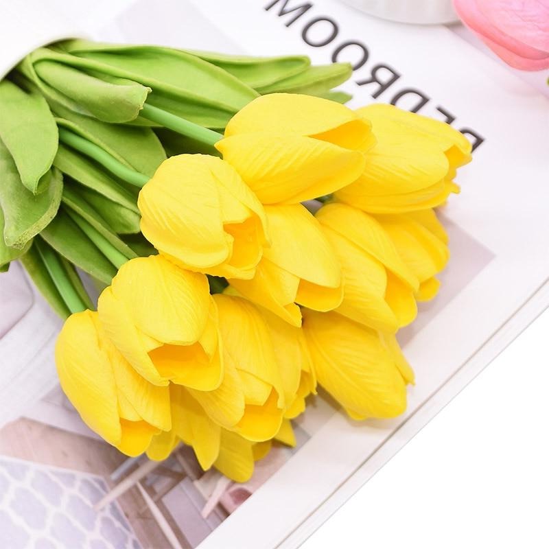 Artificial Tulip Bouquet (10pcs)