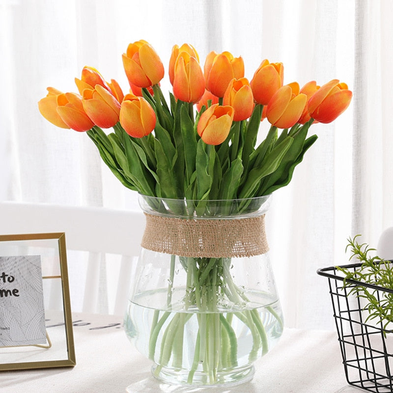 Artificial Tulip Bouquet (10pcs)