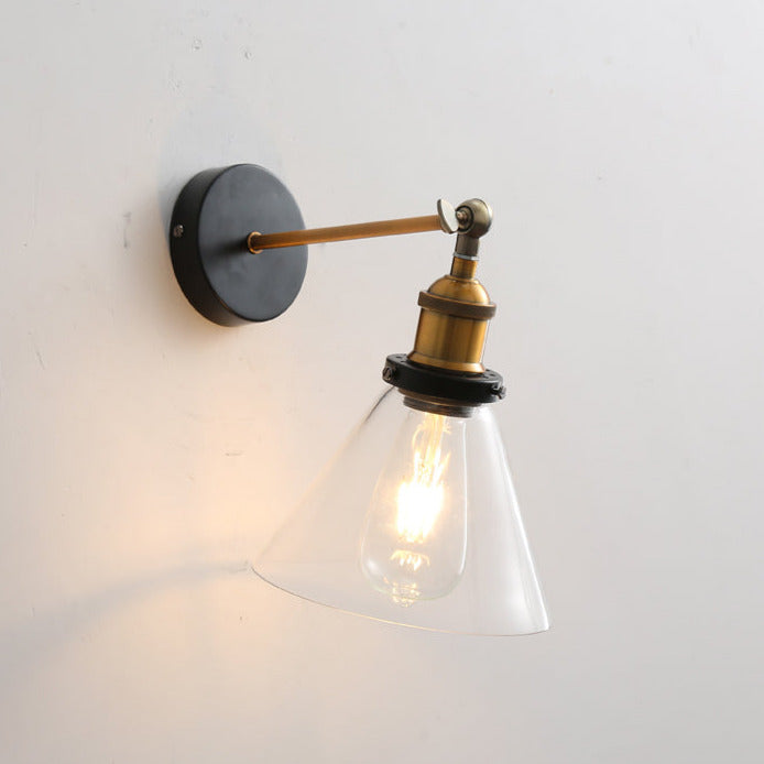 Vintage Glass Wall Sconces