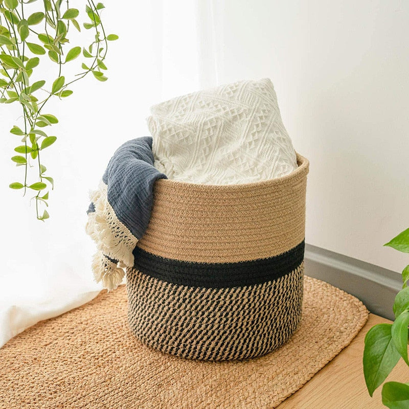 Rope Storage Baskets Organizer Set
