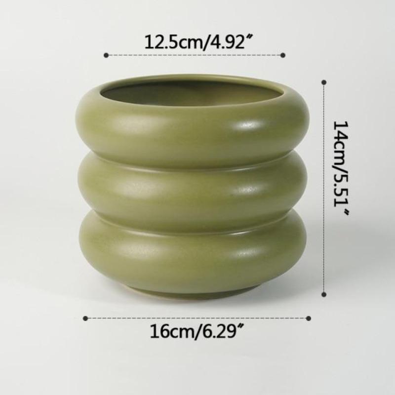 Nunavut Contemporary Ceramic Planters