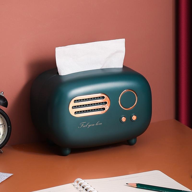 Radio Retro Radio Tissue Box Cover