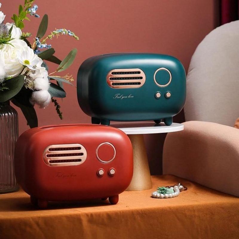 Radio Retro Radio Tissue Box Cover