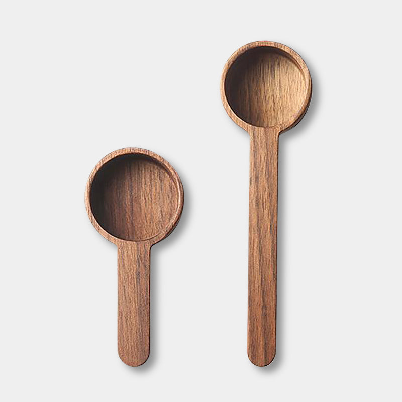 Wooden coffee scoop