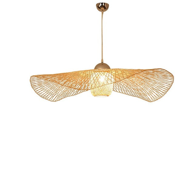 Bamboo Weaving Wicker Rattan Shade Pendant Light