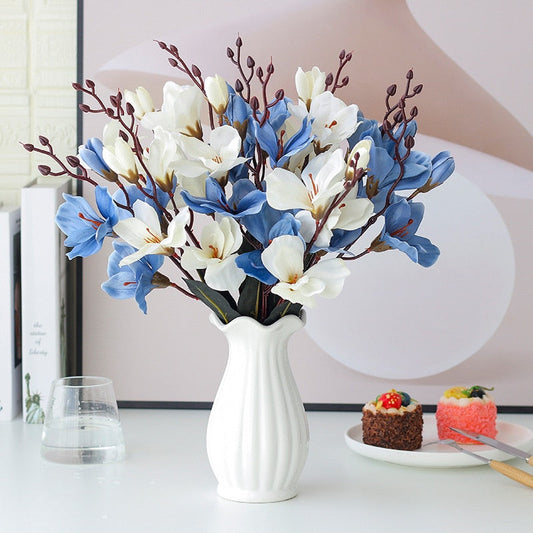 Artificial Magnolia Bouquet (5pcs)