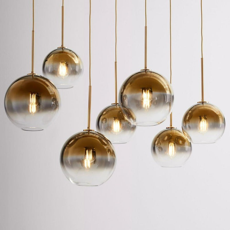 Zaire Modern Glass Globe Pendant