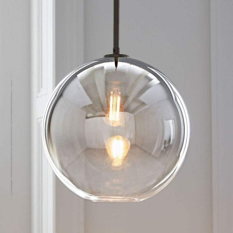 Zaire Modern Glass Globe Pendant