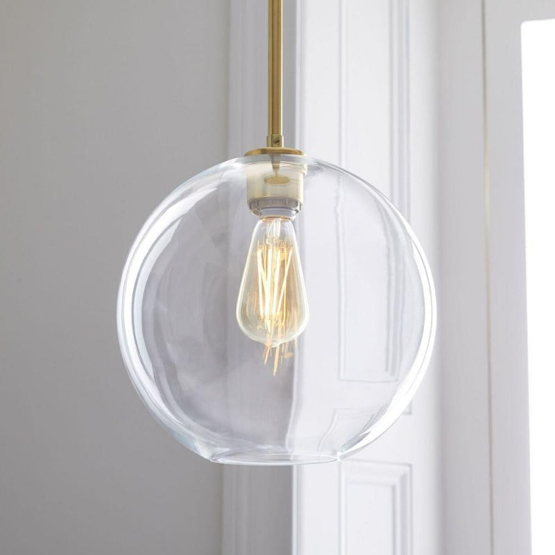 Zaire Modern Glass Globe Pendant