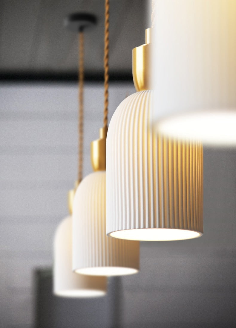 Modern White Ceramic Pendant Lights