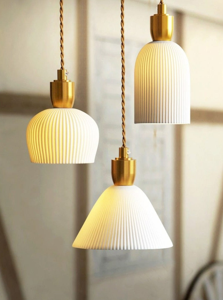 Modern White Ceramic Pendant Lights