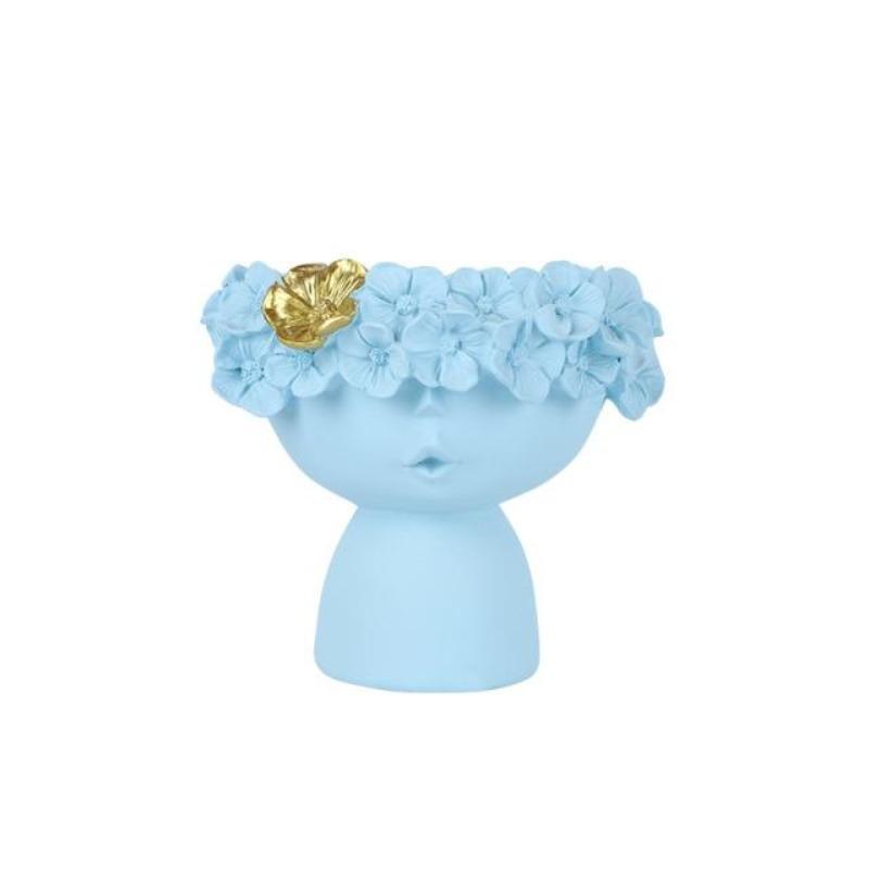 Flower Girl Resin Planter